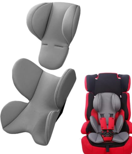 Baby-Autositzkissen, Neugeborenen-Autositzkissen-Einsatz - Kopf- und Körperstütze für Autositze | Extra weiche Kisseneinlage für Autositze, Kinderwagen, Kinderwagen, Liegen, Kopf- und Körperstützkisse