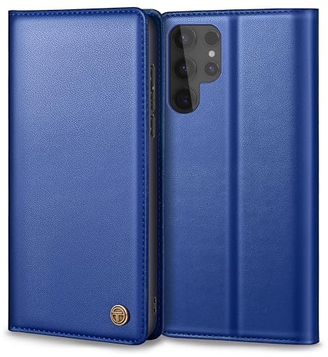 Handyhülle für Samsung Galaxy S24 Ultra 5G Hülle, Lederhülle Schutzhülle Tasche für Samsung S24 Ultra Hülle Wallet Kartenfach Standfunktion Klappbar Flip Case für Galaxy S24 Ultra Hülle, Royalblau