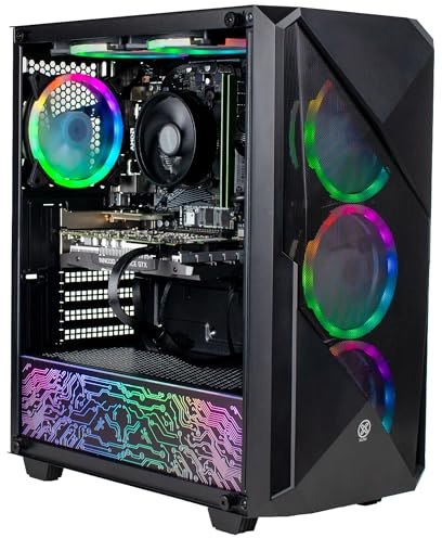 XUM Legend Gaming PC Ryzen 5 5500 RTX 3050 16GB RAM 500GB SSD 1TB HDD | Ryzen 5 5500, RTX 3050 6GB, 16GB DDR4 RAM, 500GB NVMe SSD, 1TB HDD, 500W 80+ PSU, aRGB, WiFi 5, Windows 11 Home