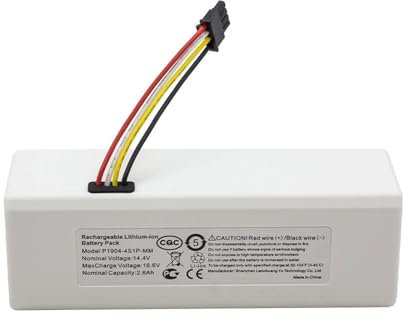 Compatibile Con La Batteria Del Robot Xiaomi 1C P1904-4S1P, 14,4 V 2600 MAh/3200 MAh Aspirapolvere Spazzatrice Batteria Sostitutiva Del Robot(2600mah)