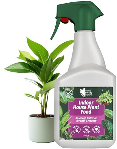 Indoor House Plant Food Spray 500ml | All-Natural Formula with Seaweed Extract | Promotes Healthy Growth | Ideal for Both Indoor & Outdoor Use | Organic & Biodegradable