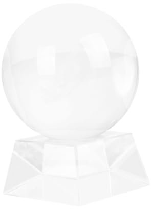 MAGICLULU Sonnensystem-Modell Kristallkugel Glaskugel Für Schreibtischdekoration Tischornament Mit Kristallsockel Heimdekor Für Schlafzimmer Und Wohnzimmer