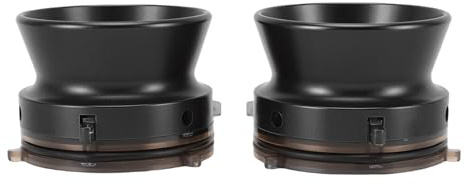 Adaptateurs de Moyeu NAB 1 Paire, Dispositif de Chargement Universel D'ouvreur de 10 Pouces avec Verrouillage, pour le Magnétophone à Bobine (BLACK)