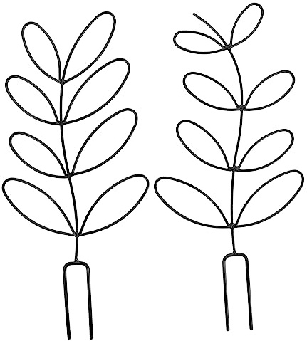 Kisangel 2 Piezas Soporte de Plantas Trepadoras de Jaula para Jardín Tutor para Vides y Plantas para Rosales y Guisantes Resistente y Decorativa