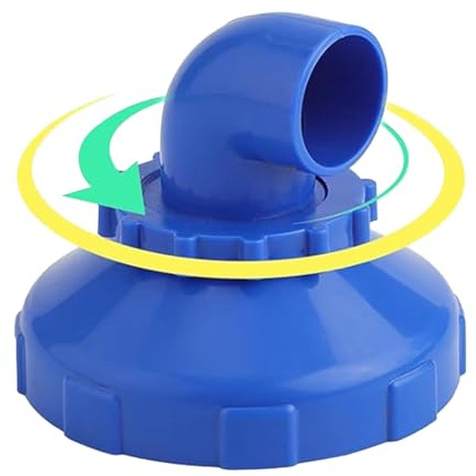 Pool Inlet Nozzle– 360° Rotating High-Flow Jet Fitting, Replacement Water Outlet Connector for Intex Bestway Pool and Above Ground Swimming Pools (1 PCS)