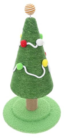 Artibetter Rascador de Sisal para Gatos Árbol de Navidad de Alto Juguete para Rascador de Gatos para Gatitos Protección para Muebles