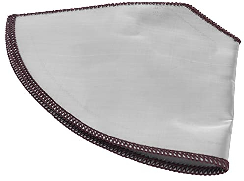 CHICIRIS Filtre à café Précis en Acier Inoxydable, Sac Passoire Pliable pour 4 à 6 Tasses, Filtre café pour Machine, 7,4x4,9 Pouces, 1 Paquet