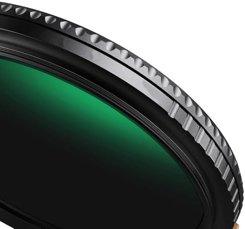 ND2 to ND400 adjustable neutral density lens; HD ND graduated filter with variable size 49mm-95mm.(72mm)