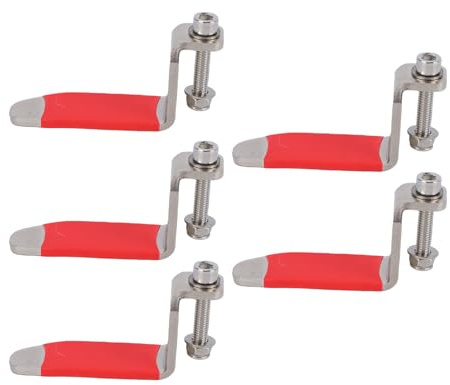 Glomora 5 Ganchos para Pistola de Clavos de Aire, Herramienta neumática en Forma de L, Percha para Gancho de viga para Pistolas de Golpe de Martillo de clavadora de Aire