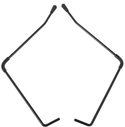ULTECHNOVO Clips de Página para Atril de Música en Metal Negro, Accesorios Compactos y Fáciles de Instalar para Partituras en Presentaciones, Paquete de 2 Piezas