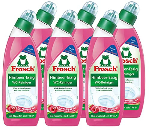 Frosch Himbeer-Essig Lot de 6 nettoyants pour WC 750 ml