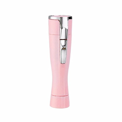 1 Stück ABS Tragbare Wasserdichte Rosa Gesichts-Haarentfernung, Schmerzlos Haarentferner Rasierer für Damen, Frauen Elektrische Rasierer Rasiermesser für Körper, Gesicht, Bein, Bikinizone