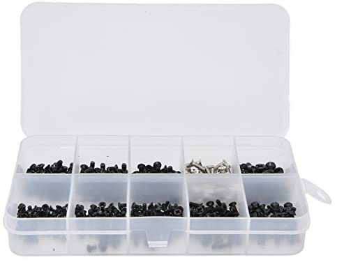 500Pcs Laptop Screw Cross Screws M2.5 / M2 / M3 Stainless Steel Screw Accessory Set Kit for Maintenance Repair