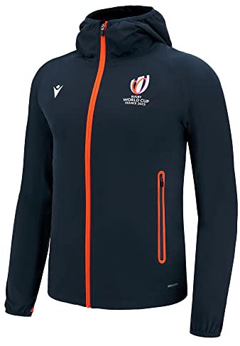 Macron Veste Imperméable Adulte Rugby World Cup 2023 Officiel - Bleu - S