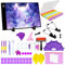 TAVADA Tavoletta Luminosa per Disegnare,Ultrasottile Lavagna Luminosa,Light Box A4 LED Light Pad di Disegno con Luminosità Regolabile, per Animazione,Schizzi,Progettazione,Pittura a Diamante 5D