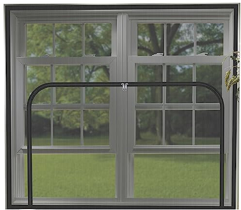 Benutzerdefinierte Größe Fensterbildschirme, einfach zu installierender Rahmenverschlüsselungsnetz-Reißverschlussöffnung (254 x 254 cm)