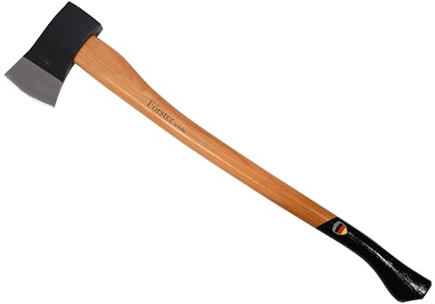 1844 Helko Werk Germany - Förster Professional Medium Felling Axe for Felling Trees and Firewood - Head 3.5 lb, Handle 31 in (Medium Felling) #10456