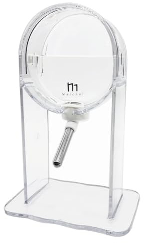 Marchul Hamster Trinkflasche mit Ständer, Hamster-Wasserflasche Kein Wasseraustritt, Nagertränke für Kaninchen/Meerschweinchen/Chinchillas/Ratten/Zwerge/Gerbil (150ml)