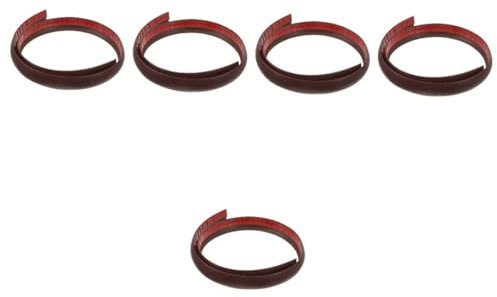 minkissy 5 Pièces Garniture de Sol Barre de décoration Bande de Rampe rampes de seuil en Plastique pour Portes rampes pour Robot pour la Maison rampes de Robot de Balayage Colle Souple PVC