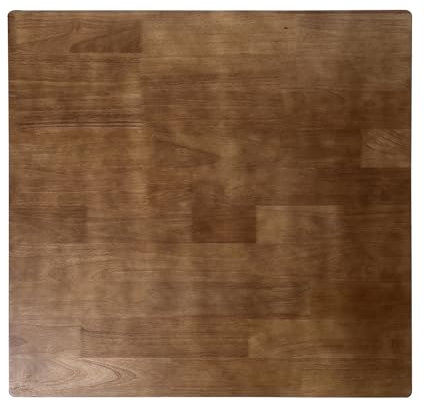 QLLY Square Schreibtisch aus Massivholz, All-in-One-Ersatzschreibtisch, universelle Arbeitsplatte für Tische und Arbeitsplätze, (Dunkle Walnuss, 80 x 80 cm)