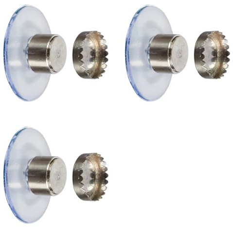 Magnetic Soap Holder | 3 Pieces Suction Soap Dish for Shower | Soap Magnet | Wall Mounted Stainless Steel Magnetic Cup Holder No Drilling | Soap Dispenser for Bathroom Kitchen Accessories
