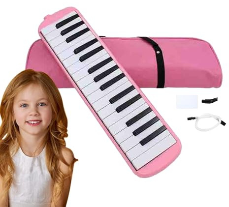32 Tasten Melodica - Melodica Instrument, Mund Melodica | Melodica für Anfänger & Profis, Hochwertiges Blasinstrument mit Mundstück und Tragetasche für Musikstudenten, Auftritte