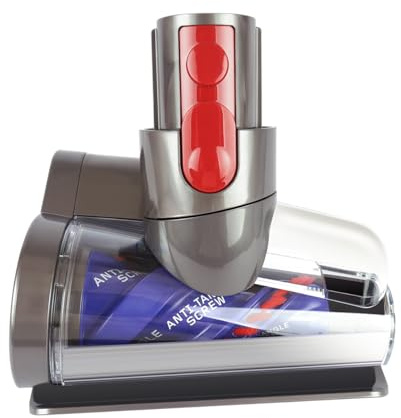 YanBan Cepillo eléctrico mini compatible con Dyson aspiradoras V7 V10 V11 V15, cabezal de cepillo eléctrico sin sub para limpiar colchones, ropa de cama, sofás