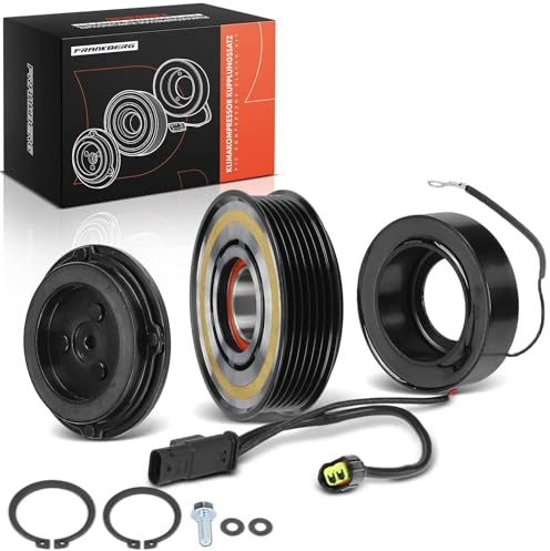 Frankberg 1x Mitnehmerscheibe + 1x Riemenscheibe + 1x Magnetspule CMP01 | Kompatibel mit 1er F20 F21 F40 3er E36 5er F10 F90 G30 7er G11 G12 X3 F25 Replace# 64526826879