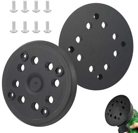 2 Pezzi Platorello per Bosch Pex 270 A/AE | 125 MM Platorello Levigatrice Elettriche Disco, con Viti
