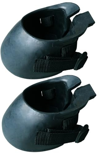 HoveeLuty 1 Pair Hoof Boots For Horses Rubber Protective Sturdy Horse Hoof Boots Portable Thick for Wound Management and Laminitis Abscess Treatment, L Horse