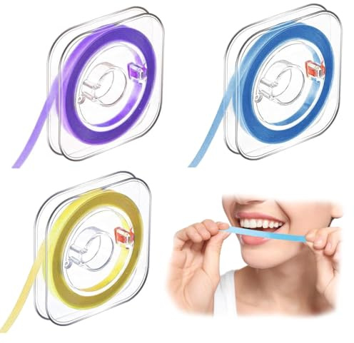 Zahn Schleifpapier 3 Bände Dental Polierstreifen Zahnschleifpapier für Zwischenräume Zahnband 4mm x 6m Zahnsteinentferner Mensch Für die Tiefenreinigung Der Mundhygiene