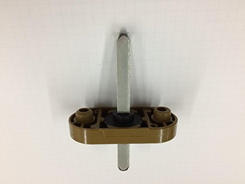 GIOCO PER MARTELLINA MANIGLIA PER FINESTRE DK OVALE Q7X45 CON BUSSOLE 9,5 GHIDINI