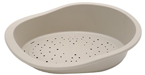 Rosewood Sonny Classic Plastic Dog Bed, Mocha, 80cm