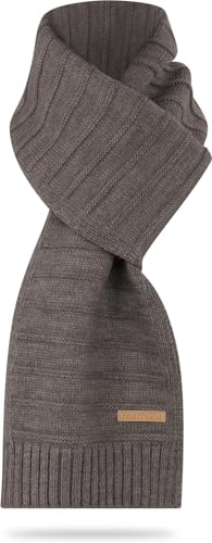 normani Weicher und Warmer Winterschal mit Wolle - hochwertiger Strick für Damen und Herren - vielseitige Länge, Elegantes, schlichten Design