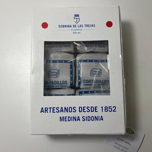 Cortadillo - Dulce con Cabello de Angel - Caja de 6 unidades - Elaborado en Medina Sidonia - Sobrina de las Trejas (Pack de 1 caja)