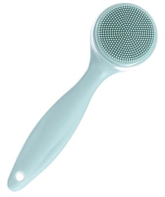 Milisten 1 Set Silikon Gesichtsreinigungsbürste Manuelle Gesichtsschrubber Peeling Bürste Gesicht Porenreinigung Pad für Gesicht Massage Entfernen Mitesser Lippen Scrub Pinsel Werkzeug