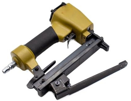 KJOET Grapadora Profesional para Trabajos Pesados Grapadora neumática 1022J, Pistola de Clavos, Grapadora clavadora de Aire for Libros