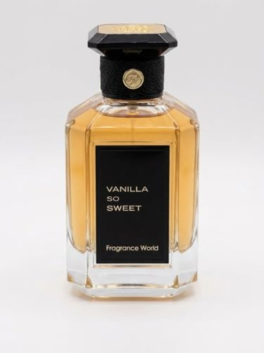 Fragrance World Vanilla So Sweet Eau de Parfum, für Damen, reichhaltige Nischen-Version