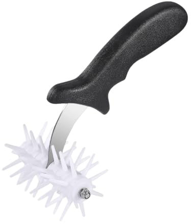 Colcolo Pizza Rollers Docker Rollers with Spikes Baking Tool Pizza Docker Pastry Puncher for Baking Pie Pie Crusts