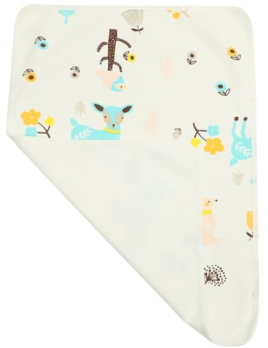 MOLUCKFU 1stück Baumwolle Urinalmatte Waschbare Und Atmungsaktive Wickelunterlage Für Sorgenfreie Babyzeit Zum Schutz Von Matratzen Und Bettwäsche