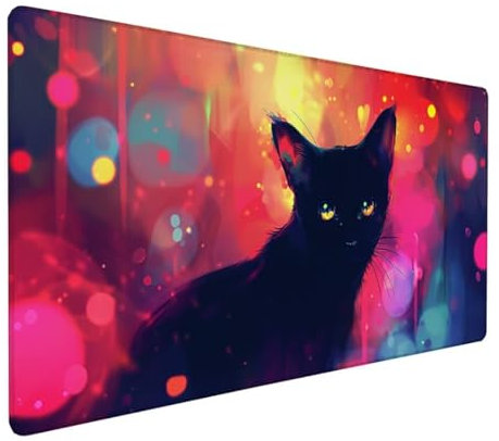 Gaming Mauspad XXL 800x300x3 mm Groß Mousepad Rosa Schreibtischunterlage Tier Mouse Pad mit rutschfeste Gummibasis, Vernähte Kanten Design Wasserdicht Mouse Pad für PC Gaming Zubehör, Geschenk Z-750