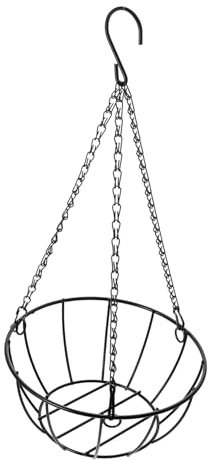 Sosoport Elegantes Blumentopf-hängegestell – Blumentopfhalter Aus Eisen Platzsparende Pflanzhaken Für Den Innen- Und Außenbereich