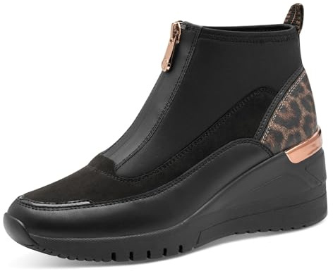 MARCO TOZZI Femme Sneaker 2-24714-45 Basket, Noir, 38 EU