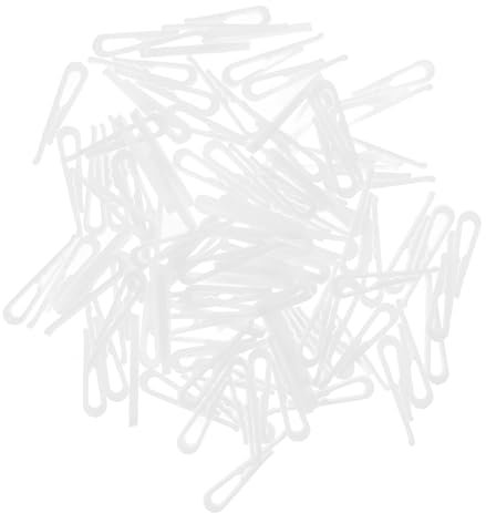 minkissy 100 Pièces Pinces à Chemise Pliables Pinces Pince-Nez pour Vêtements à Cheveux Pince-Nez