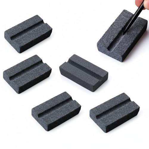 Trifletopia 4Pack Dart Sharpener - V Sharp Dart Stone - Easy Polishing and Deburring for Men - Professional Dart Sharpener - Dart Point Removal Tool, and Dart Accessories