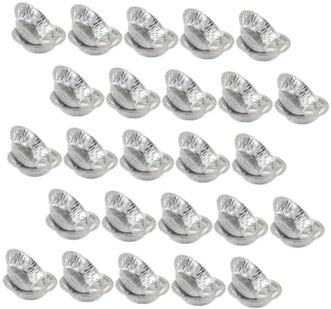 Gatuida 300pièces Lot De Moules à Tarte Aux Œufs Aluminium Caissettes à Pâtisserie Pour Cupcakes Et Muffins