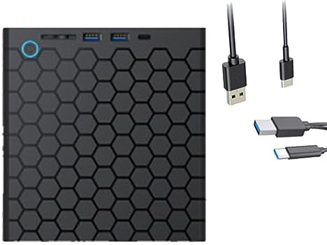 Jooehyer USB 3.0 Type C External CD DVD RW Drive 8MB DVD Writer Portable DVD Writer Disc Super Drive for Laptop