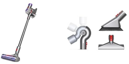 Dyson V8™ Origin Aspiradora sin Cable con Kit de Accesorios para la Limpieza de Muebles Incluido