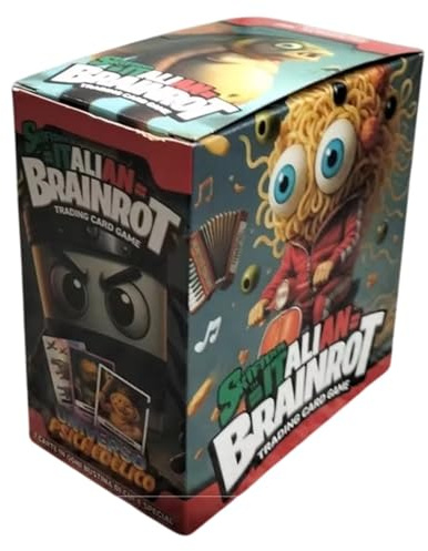 Italian Brainrot Carte, Box Brainrot Italian 36 Bustine 180 Carte, Gioco di Collezionabile