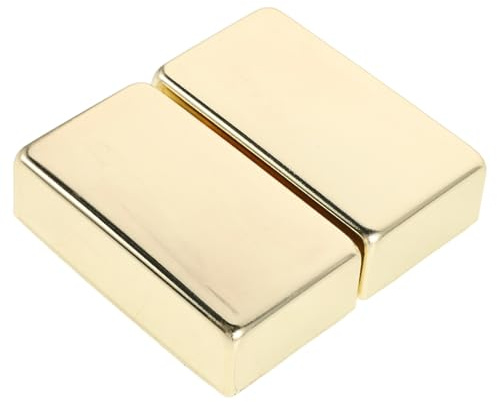 Hoement 2 Soportes Para Pastillas De Guitarra Carcasa De Pastillas Espaciador Tapas Humbucker Soporte Montaje Protector Dorado